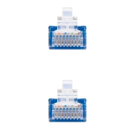 Nanocable Cable de Red CAT.6 UTP AWG24 Azul 30 cm